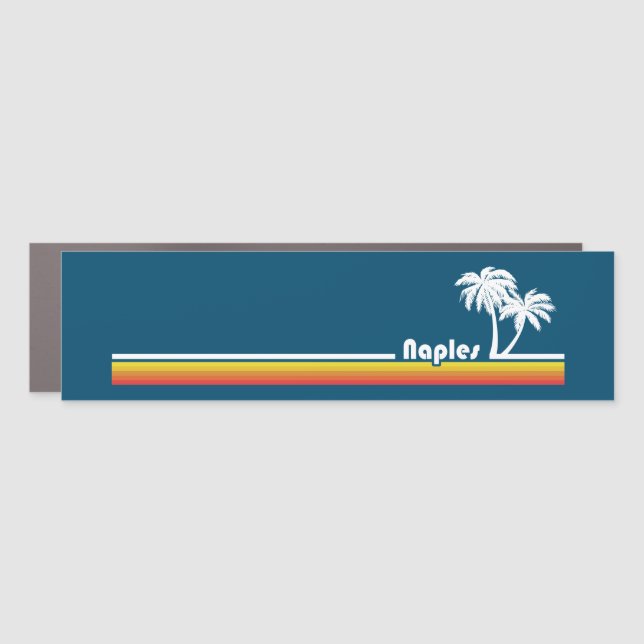 Naples Florida Car Magnet (Front)