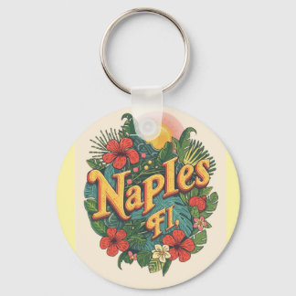 Naples florida dreaming  keychain