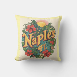 Naples florida dreaming  throw pillow