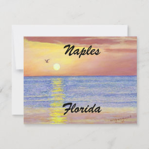 NAPLES, FLORIDA FLAT CARD