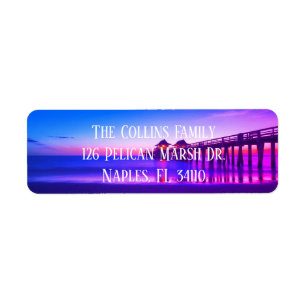 Naples Florida Return Address Labels