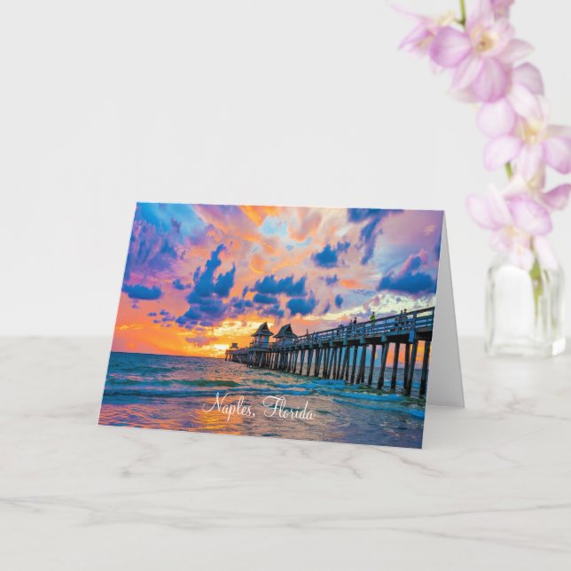 Naples, Florida scenic Postcard (Orchid)
