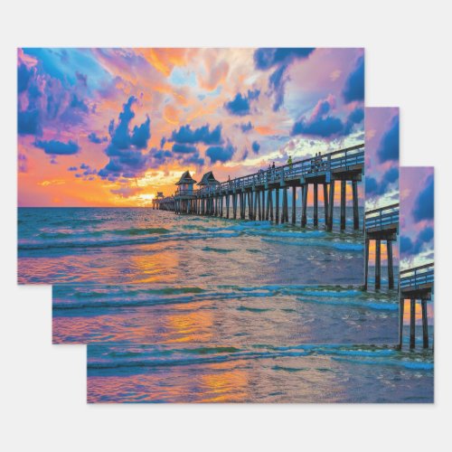 Naples Florida scenic Wrapping Paper Sheets