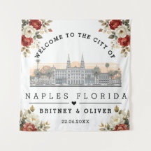 Naples Florida Skyline – Custom Wedding favor