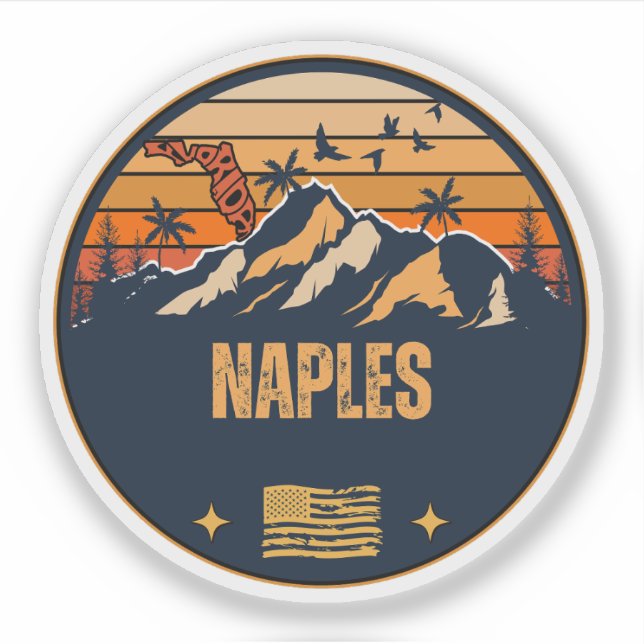 Naples, Florida  Sticker (Front)