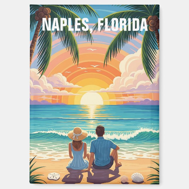 Naples Florida Travel Magnet (Front)