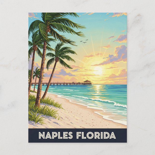 Naples Florida Travel Postcard (Front)