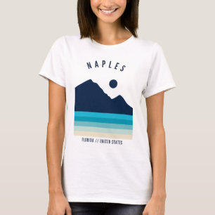 Naples Florida United States Retro Vintage T-Shirt