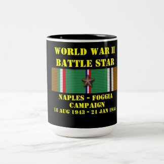 Naples - Foggia Campaign Two-Tone Coffee Mug