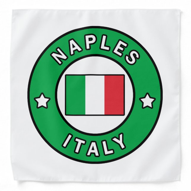 Naples Italy Bandana (Front)