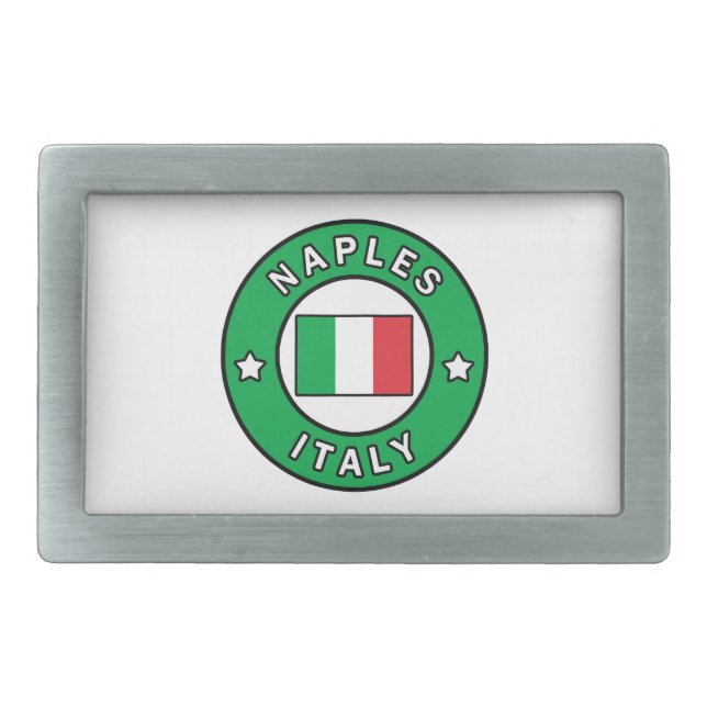 Naples Italy Belt Buckle (Front)