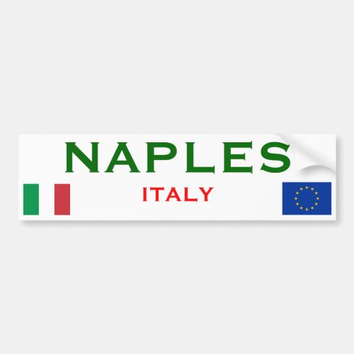 Naples Italy Bumper Sticker