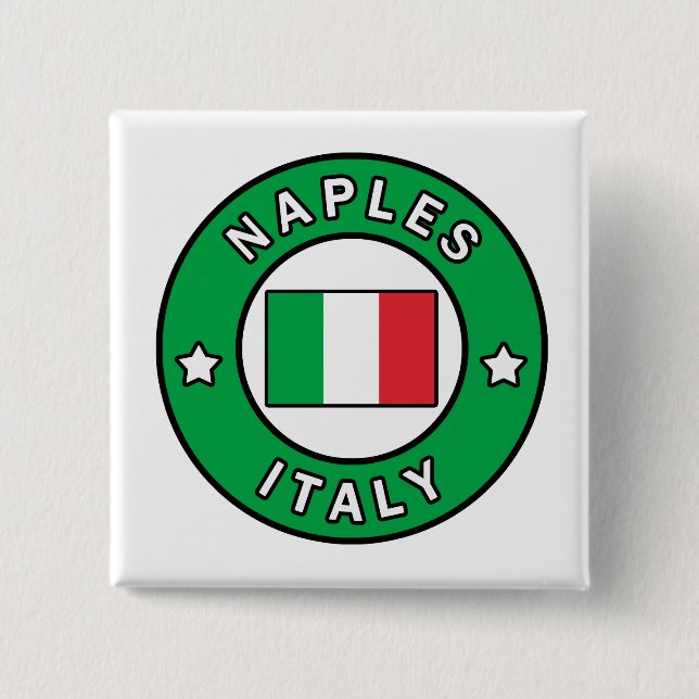 Naples Italy Button (Front)