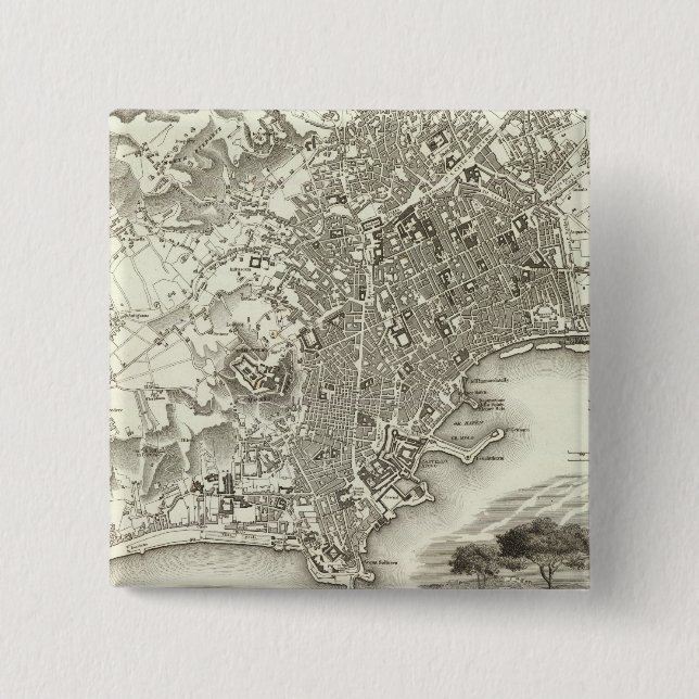 Naples, Italy Button (Front)