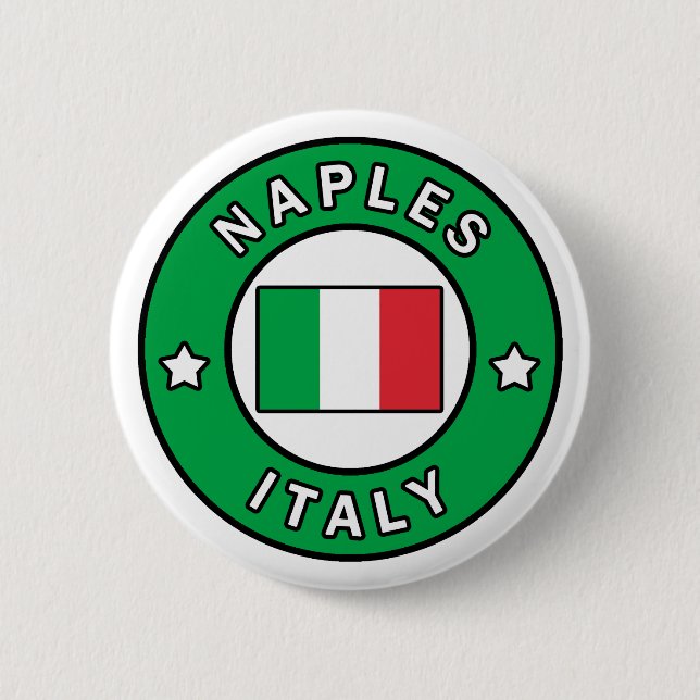 Naples Italy Button (Front)