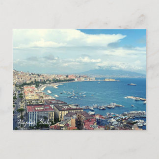 Naples Italy Coastline Photo Postcard