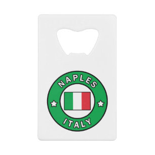 Naples Italy Credit Card Bottle Opener