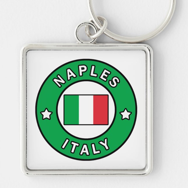 Naples Italy Keychain (Front)