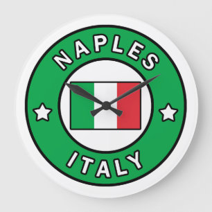 Naples Italy Large Clock