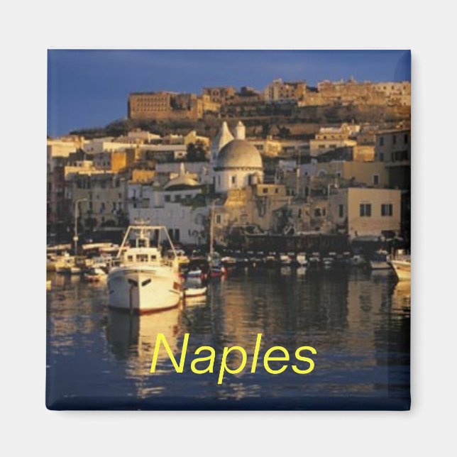Naples italy magnet (Front)