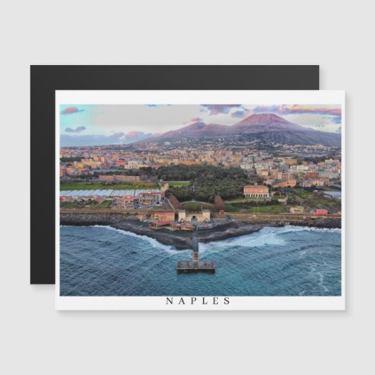 Naples Italy Magnetic Card (Front/Back)
