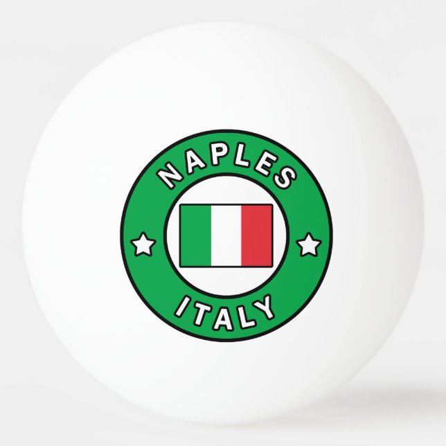 Naples Italy Ping Pong Ball (Front)