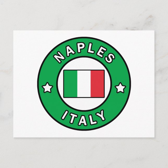 Naples Italy Postcard (Front)