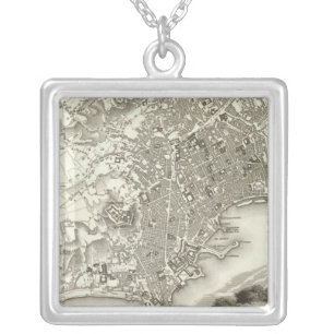 Naples, Italy Silver Plated Necklace
