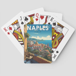Naples Italy Travel Art Vintage Poker Cards