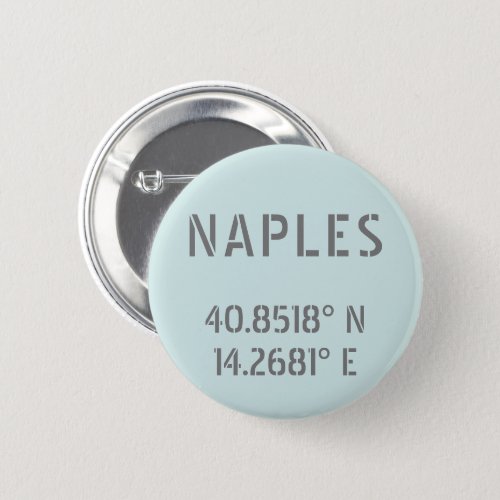 Naples Latitude and Longitude Coordinates  Button