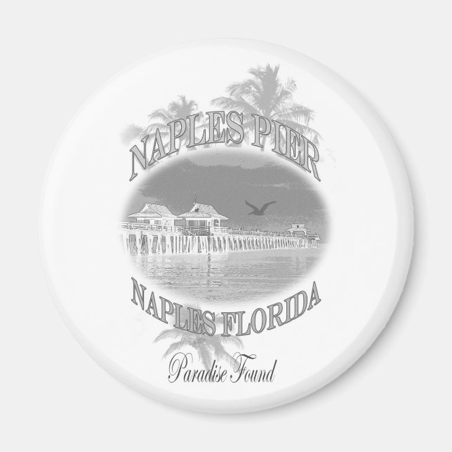 Naples Pier Magnet (Front)