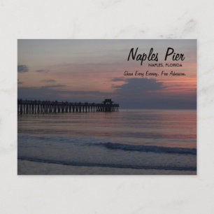 Naples Pier Naples, Florida Postcard