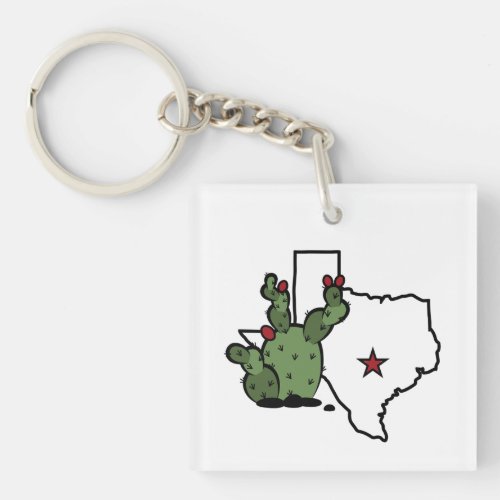 NAPO Austin Pear Cactus Keychain