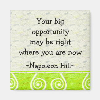 Napolean Hill Quotes (1)- Motivational Magnet