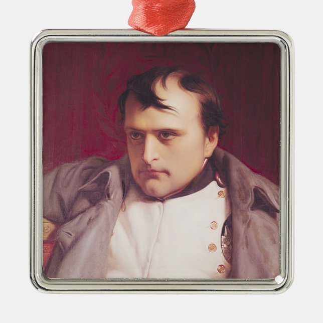 Napoleon  after his Abdication Metal Ornament (Front)