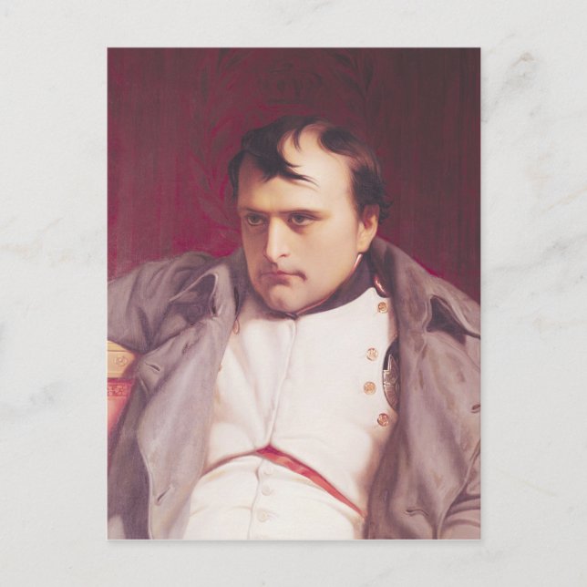 Napoleon  after his Abdication Postcard (Front)