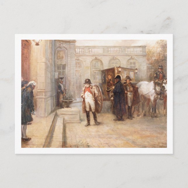 Napoleon after Waterloo (oil on canvas) Postcard (Front)