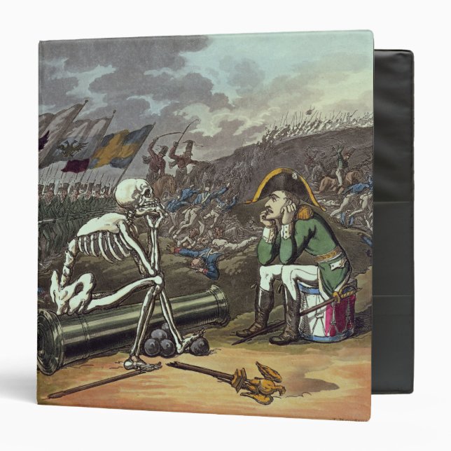 Napoleon and skeleton, 18th binder (Front/Inside)