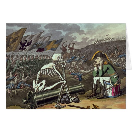Napoleon and skeleton, 18th cards (Front Horizontal)