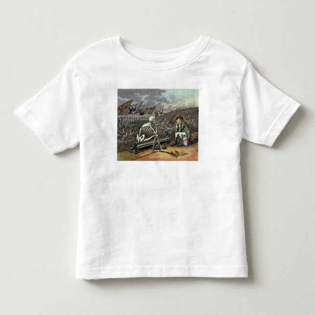 Napoleon and skeleton, 18th toddler t-shirt (Front)