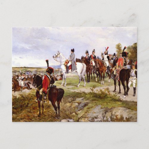 Napoleon at Borodino Postcard