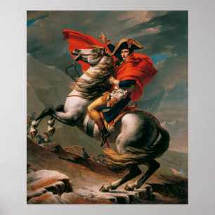 Napoleon at the St. Bernard Pass Poster