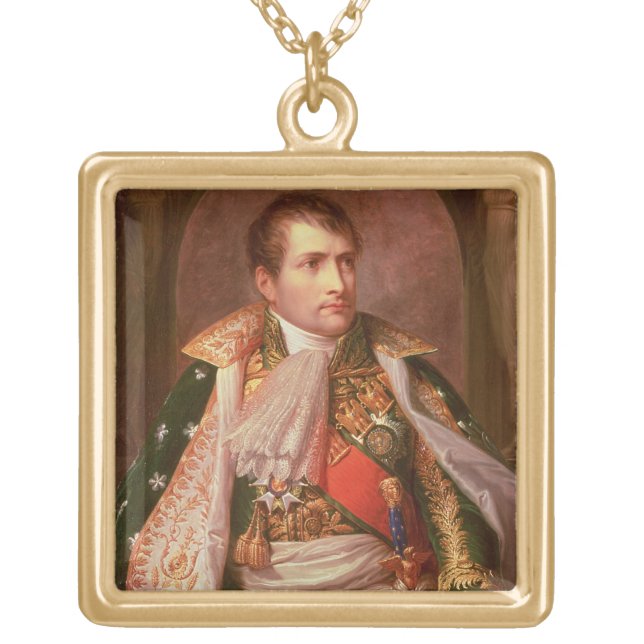 Napoleon Bonaparte (1769-1821), as King of Italy, Gold Plated Necklace (Front)