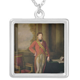 Napoleon Bonaparte  as First Consul, 1799-1805 Silver Plated Necklace