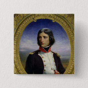 Napoleon Bonaparte as Lieutenant Colonel Pinback Button