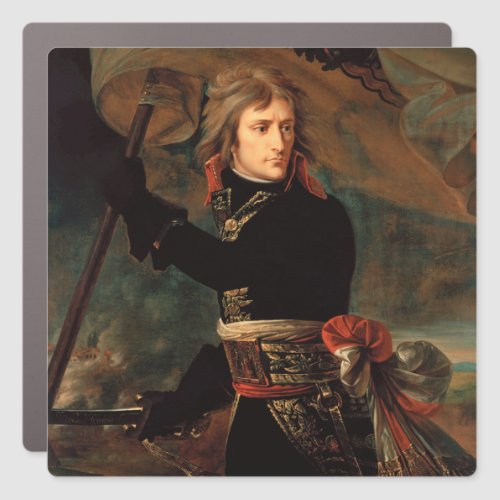 Napoleon Bonaparte at Bridge in Battle of Arcole Car Magnet