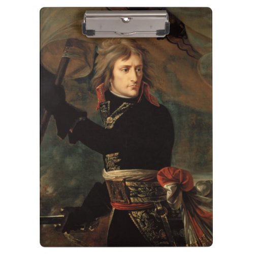 Napoleon Bonaparte at Bridge in Battle of Arcole Clipboard