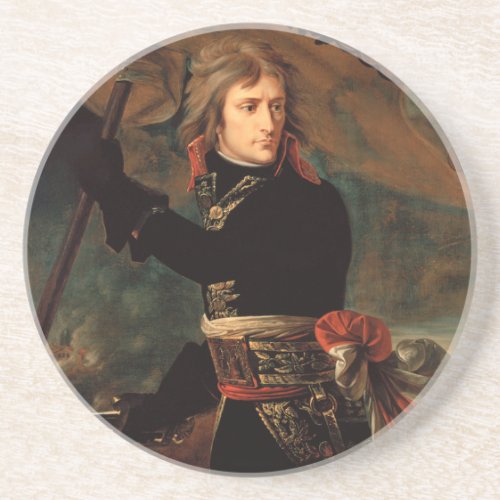 Napoleon Bonaparte at Bridge in Battle of Arcole Coaster