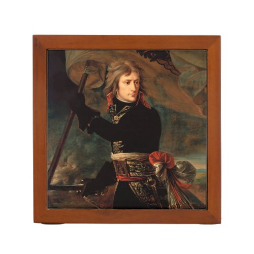 Napoleon Bonaparte at Bridge in Battle of Arcole Desk Organizer