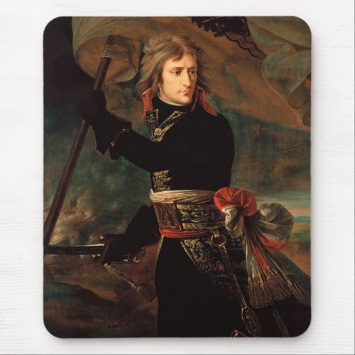 Napoleon Bonaparte at Bridge in Battle of Arcole Mouse Pad